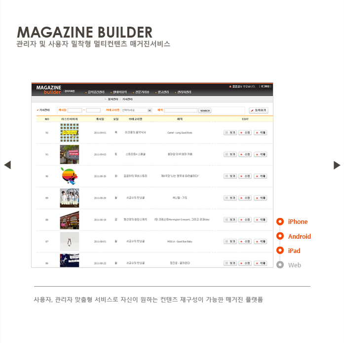 Magazine Builder